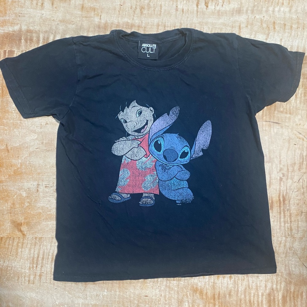 Absolute Cult Lilo & Stitch t-shirt - vintage look - size youth large on tag